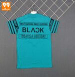 تیشرت شلوارک پسرانه BLACK باربد آبی 2