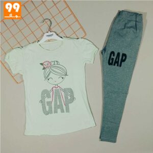 تیشرت و شلوارک دخترانه GAP سبز