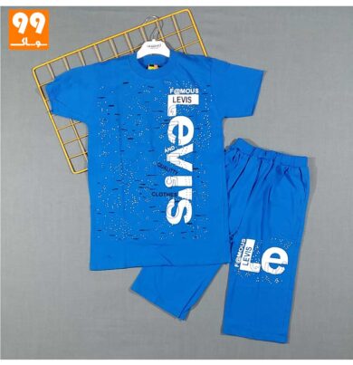 تیشرت و شلوارک پسرانه LEVIS آبی