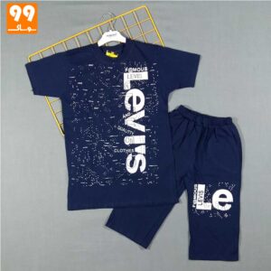 تیشرت و شلوارک پسرانه LEVIS سورمه ای