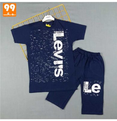 تیشرت و شلوارک پسرانه LEVIS سورمه ای