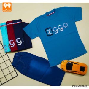 ست تیشرت شلوارک پسرانه ZIGGO کد 5007