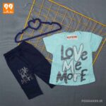 ست دخترانه LOVE ME MORE آبی کد 4991