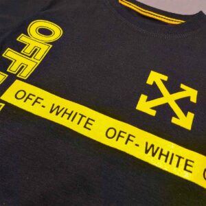 تیشرت مشکی پسرانه OFF-WHITE زوم کد 5144