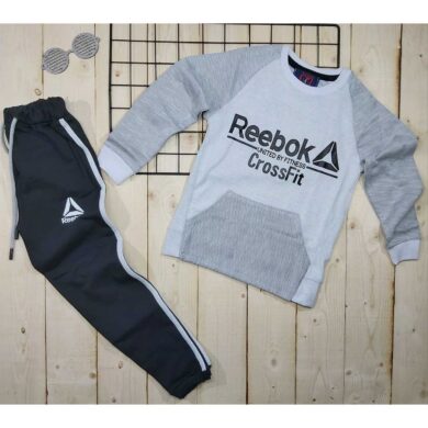 بلوز و شلوار پسرانه REEBOK طوسی کد 5558