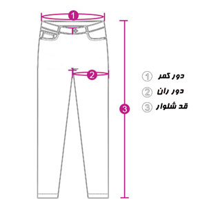 راهنمای سایز شلوار بچه گانه