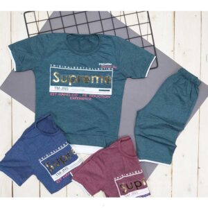 تیشرت شلوارک پسرانه supreme کد 4933