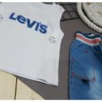 ست تاپ شورت پسرانه LEVIS زوم کد 4938