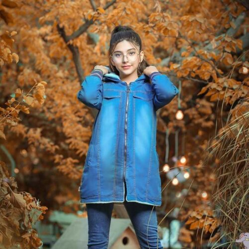 پالتو جین دخترانه کد 5319