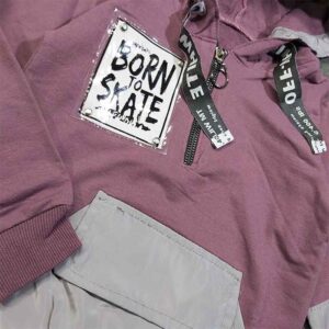 هودی و شلوار اسپرت بچه گانه BORN TO SKATE زوم کد 7285