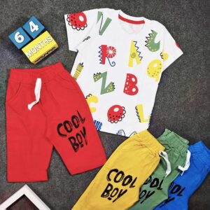 تیشرت شلوارک پسرانه COOL BOY کد 8120