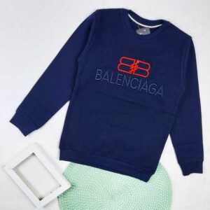 بلوز پسرانه BALENCIAGA سرمه ای کد 9589