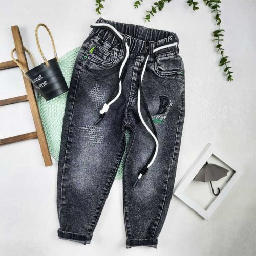 شلوار جین پسرانه مام فیت B 6 تا 13 سال کد 9709