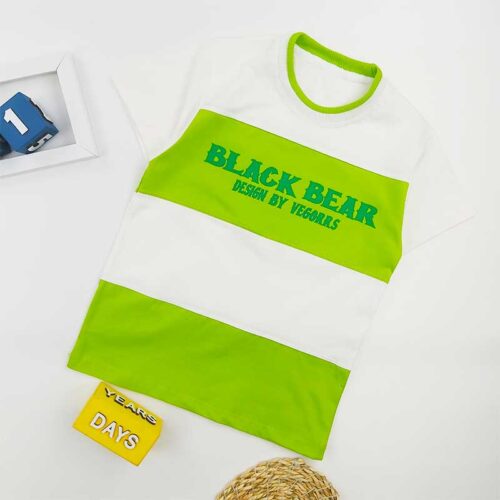 تیشرت پسرانه BLACK سبز کد 10361