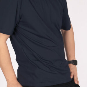 تیشرت بیسیک مردانه زغالی زوم کد 10452