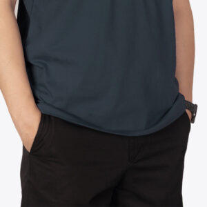 تیشرت بیسیک مردانه طوسی زوم کد 10452