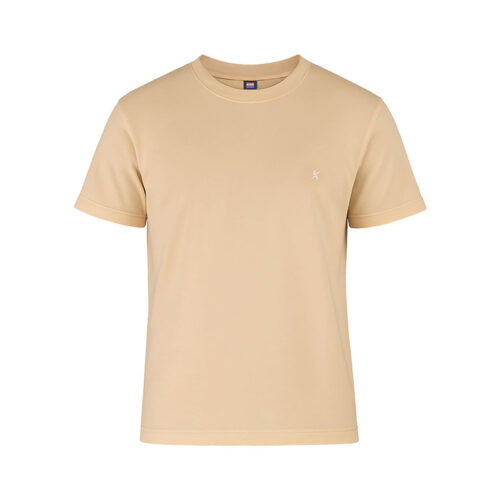 تیشرت بیسیک مردانه کرم کد 10452