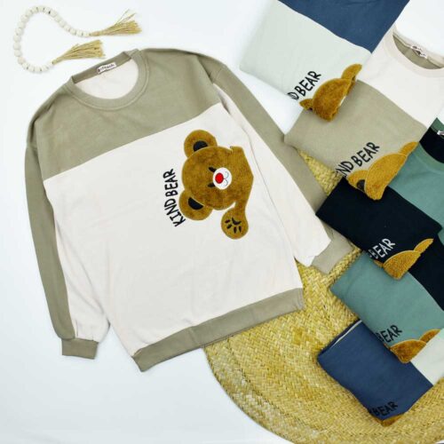 بلوز حوله ای تدی زنانه کد 10753