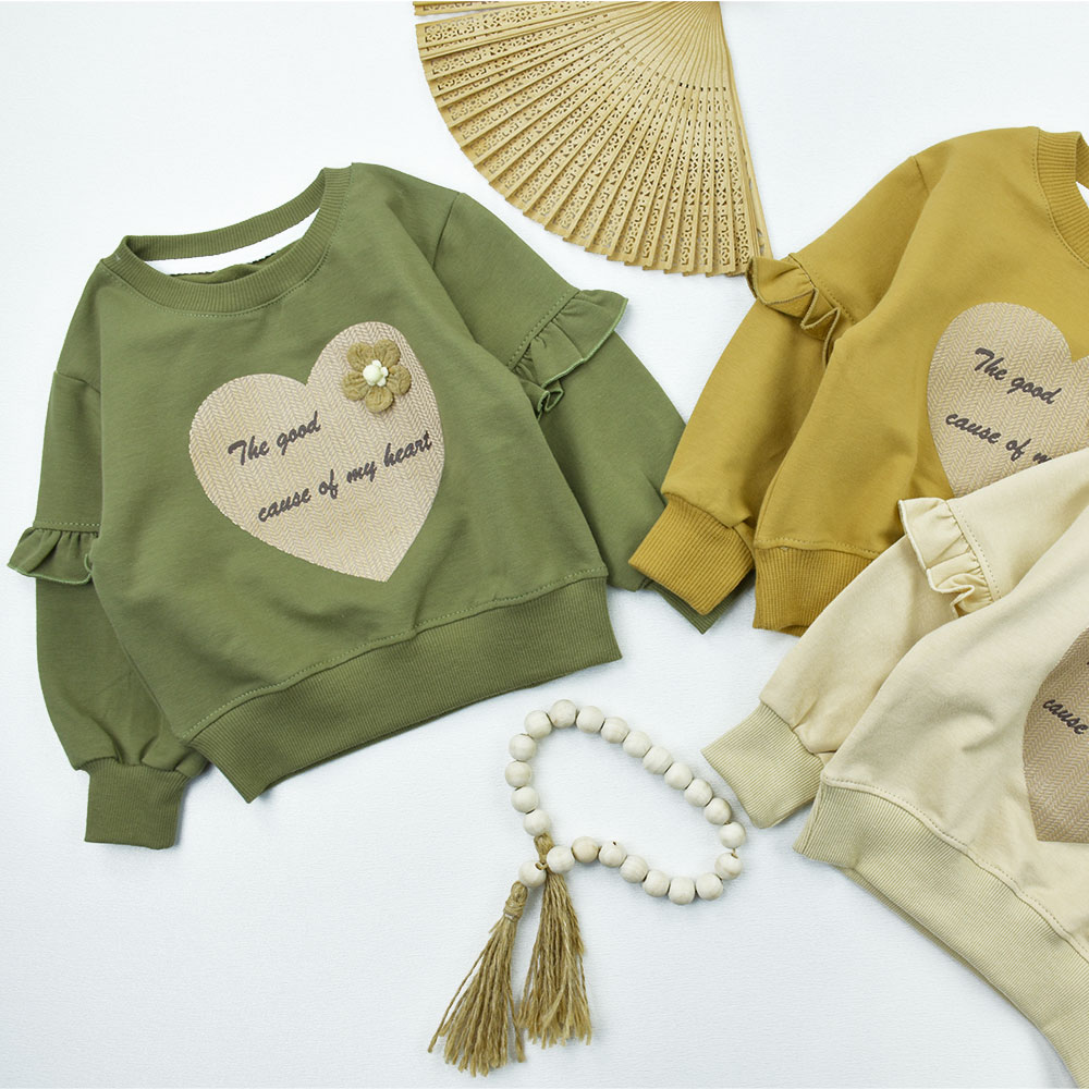 بلوز دخترانه قلب کد 10888