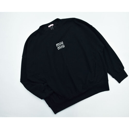 بلوز زنانه ژاکارد miu miu مشکی کد 10757