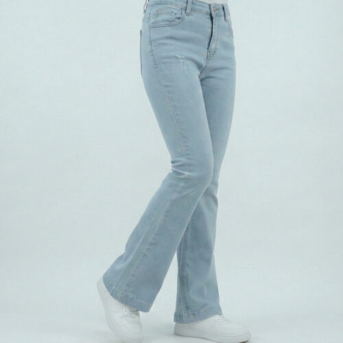 شلوار جین بوتکات آبی یخی زنانه ژرنال کد 7426