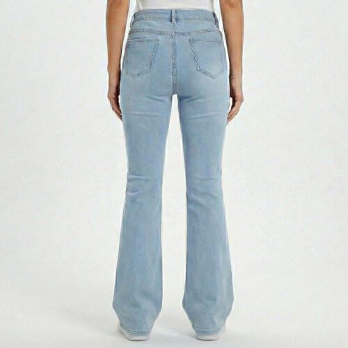 شلوار جین بوتکات آبی یخی زنانه ژرنال1 کد 7426