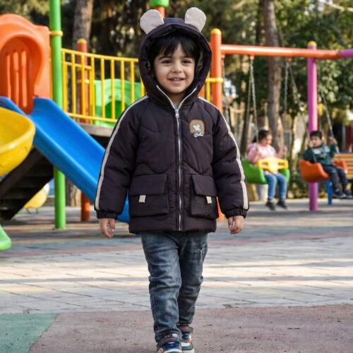 کاپشن میکی موس پسرانه بادمجانی ژرنال1 کد 11009