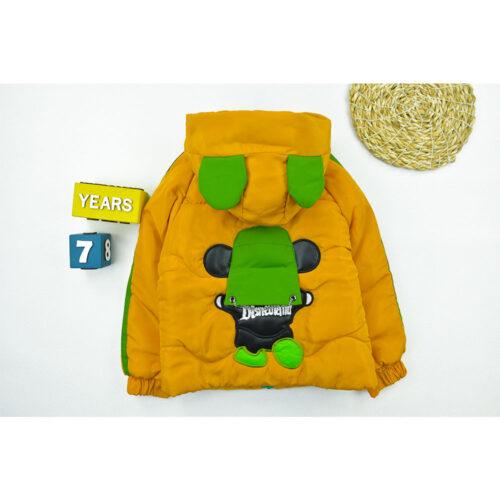 کاپشن میکی موس پسرانه زرد زوم کد 11009