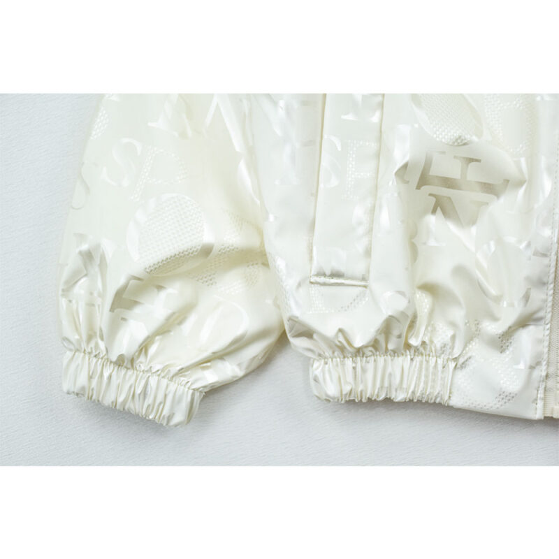 سویشرت سلیکونی دخترانه حروف انگلیسی سفید زوم2 کد 11088