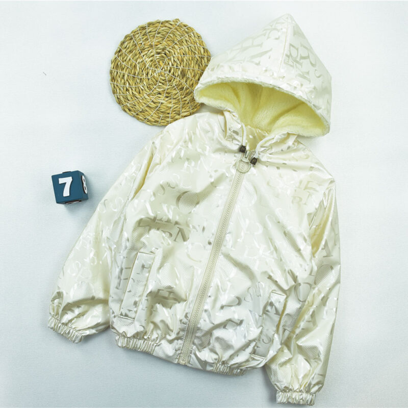 سویشرت سلیکونی دخترانه حروف انگلیسی سفید کد 11088